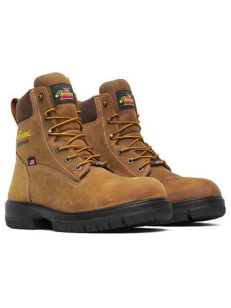 Thorogood 814-4149 Mens Genesis Series Waterproof Boot Chesnut side / front view. If you need any assistance with this item or the purchase of this item please call us at five six one seven four eight eight eight zero one Monday through Saturday 10:00a.m EST to 8:00 p.m EST