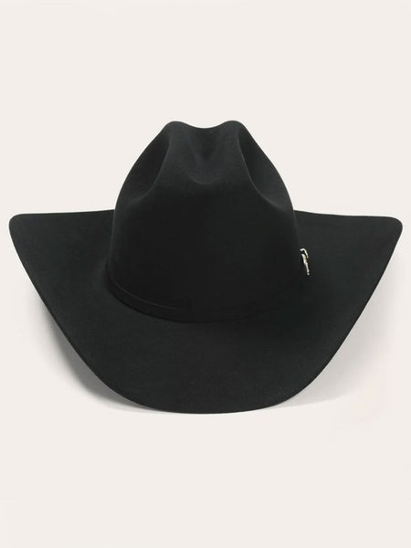 Stetson SFEPTN-754007 El Patron 30X Premier Felt Hat Black front view. If you need any assistance with this item or the purchase of this item please call us at five six one seven four eight eight eight zero one Monday through Saturday 10:00a.m EST to 8:00 p.m EST

