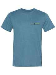 FloGrown FGM-1880 Mens Night Hunting Tee Bermuda Blackout front view.If you need any assistance with this item or the purchase of this item please call us at five six one seven four eight eight eight zero one Monday through Saturday 10:00a.m EST to 8:00 p.m EST