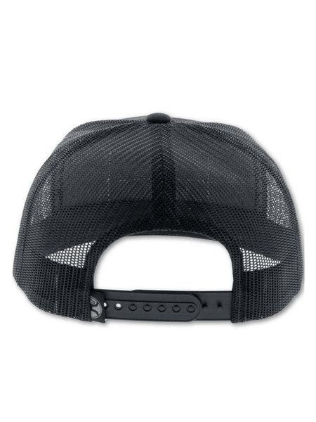 Hooey 2010T-CABK-Y Youth Liberty Roper Snapback Cap Black back side view. If you need any assistance with this item or the purchase of this item please call us at five six one seven four eight eight eight zero one Monday through Saturday 10:00a.m EST to 8:00 p.m EST
