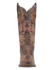Laredo 54271 Womens SYLVAN Leather Boot Tobacco Brown front view. If you need any assistance with this item or the purchase of this item please call us at five six one seven four eight eight eight zero one Monday through Saturday 10:00a.m EST to 8:00 p.m EST