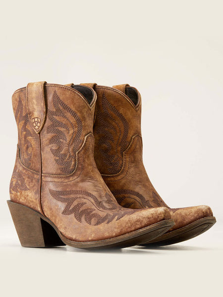 Ariat 10051170 Womens Chandler Western Boot Naturally Distressed Brown outer side view pair. If you need any assistance with this item or the purchase of this item please call us at five six one seven four eight eight eight zero one Monday through Saturday 10:00a.m EST to 8:00 p.m EST