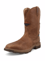 Twisted X MULNW05 Mens UltraLite X Work Boot Ginger Brown front and side view. If you need any assistance with this item or the purchase of this item please call us at five six one seven four eight eight eight zero one Monday through Saturday 10:00a.m EST to 8:00 p.m EST