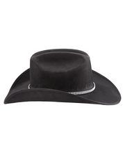 Bullhide BELONG TOGETHER 0876BL Faux Felt Western Hat Black side view. If you need any assistance with this item or the purchase of this item please call us at five six one seven four eight eight eight zero one Monday through Saturday 10:00a.m EST to 8:00 p.m EST