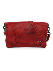 Bed Stu A621040-RDRS-X Womens Cadence 3 In 1 Handbag Red Rustic front view. If you need any assistance with this item or the purchase of this item please call us at five six one seven four eight eight eight zero one Monday through Saturday 10:00a.m EST to 8:00 p.m EST