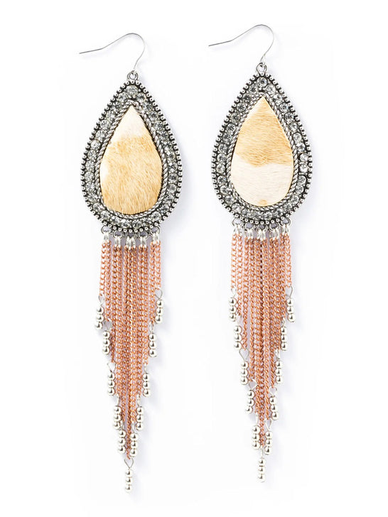 Cowgirl Confetti CCERR66 American Honey Earrings Silver front view. If you need any assistance with this item or the purchase of this item please call us at five six one seven four eight eight eight zero one Monday through Saturday 10:00a.m EST to 8:00 p.m EST