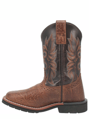 Dan Post DPC2986 DPC3986 Kids Lil Broken Bow Square Toe Boot Rust side view. If you need any assistance with this item or the purchase of this item please call us at five six one seven four eight eight eight zero one Monday through Saturday 10:00a.m EST to 8:00 p.m EST