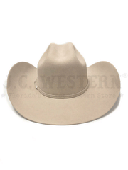 Serratelli BEAUMONT414SB 6X Felt Western Hat Silver Belly front view. If you need any assistance with this item or the purchase of this item please call us at five six one seven four eight eight eight zero one Monday through Saturday 10:00a.m EST to 8:00 p.m EST
