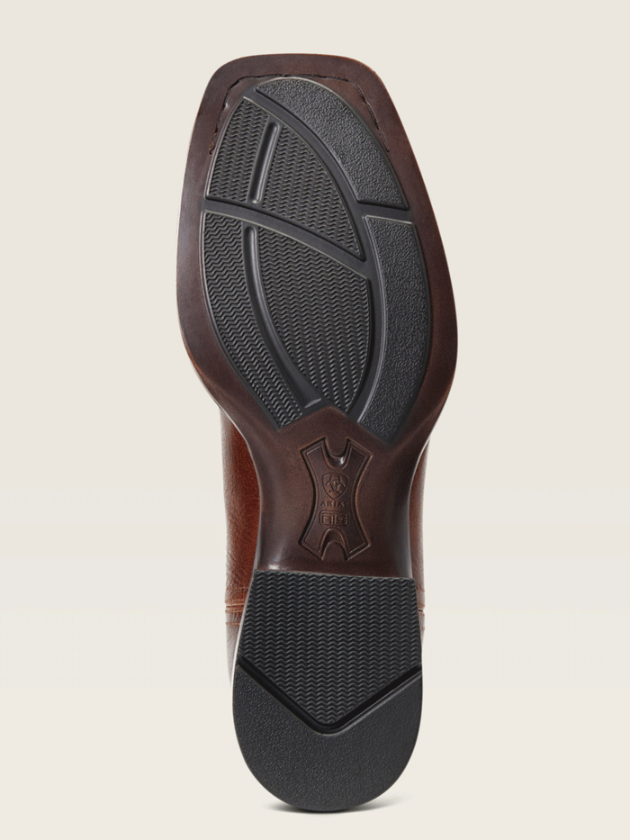 Ariat 10040289 Mens Booker Ultra Western Boot Royal Brown front and side view. If you need any assistance with this item or the purchase of this item please call us at five six one seven four eight eight eight zero one Monday through Saturday 10:00a.m EST to 8:00 p.m EST