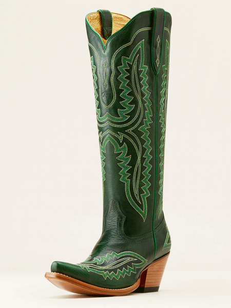 Ariat 10048292 Womens Casanova Western Boot Lucky Clover front and side view. If you need any assistance with this item or the purchase of this item please call us at five six one seven four eight eight eight zero one Monday through Saturday 10:00a.m EST to 8:00 p.m EST
