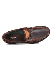 Sperry 0764027 Mens Mako Canoe Moc Boat Shoe Amaretto view from above. If you need any assistance with this item or the purchase of this item please call us at five six one seven four eight eight eight zero one Monday through Saturday 10:00a.m EST to 8:00 p.m EST