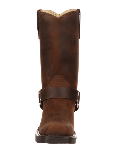 Durango DB594 Mens Harness Boot Brown full front view.If you need any assistance with this item or the purchase of this item please call us at five six one seven four eight eight eight zero one Monday through Saturday 10:00a.m EST to 8:00 p.m EST
