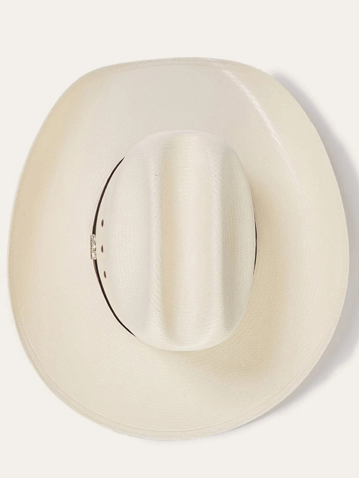 Stetson SSHYWD-664281 HAYWOOD 10X Straw Cowboy Hat Natural side / front view. If you need any assistance with this item or the purchase of this item please call us at five six one seven four eight eight eight zero one Monday through Saturday 10:00a.m EST to 8:00 p.m EST