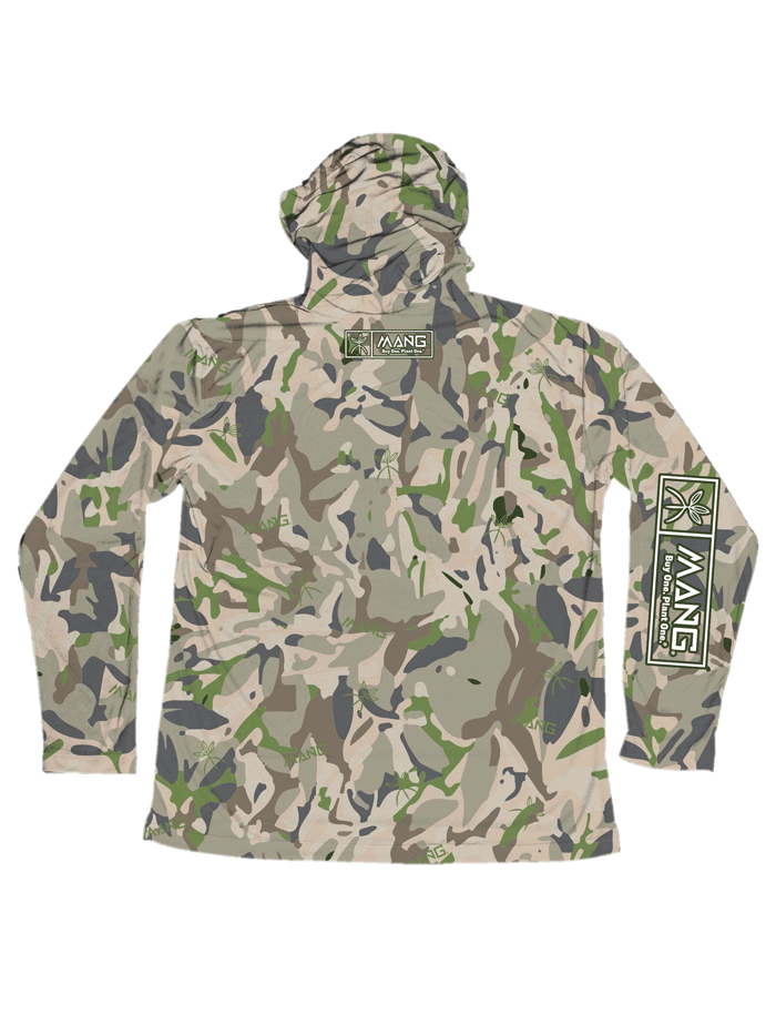 MANG MP1261H Mens Duck Mangroflage Hoodie Camo front view. If you need any assistance with this item or the purchase of this item please call us at five six one seven four eight eight eight zero one Monday through Saturday 10:00a.m EST to 8:00 p.m EST

