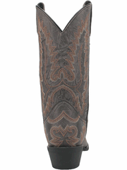 Laredo 68545 Mens Kilpatrick Snip Toe Western Boots Grey back view. If you need any assistance with this item or the purchase of this item please call us at five six one seven four eight eight eight zero one Monday through Saturday 10:00a.m EST to 8:00 p.m EST