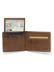 Brighton 89539 Vanderbilt Passcase Wallet Brown inside open view. If you need any assistance with this item or the purchase of this item please call us at five six one seven four eight eight eight zero one Monday through Saturday 10:00a.m EST to 8:00 p.m EST