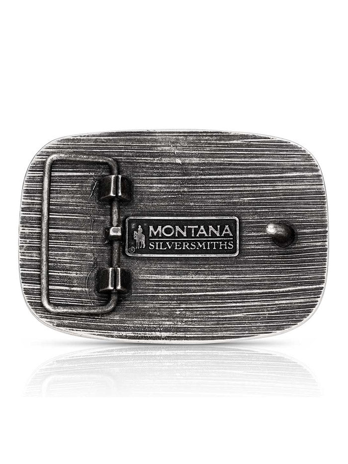 Montana Silversmiths A1049S 4-H Livestock Buckle Silver front view. If you need any assistance with this item or the purchase of this item please call us at five six one seven four eight eight eight zero one Monday through Saturday 10:00a.m EST to 8:00 p.m EST
