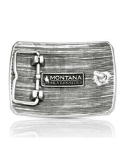 Montana Silversmiths A1062P Independent Since 1776 Buckle Gold And Silver back view. If you need any assistance with this item or the purchase of this item please call us at five six one seven four eight eight eight zero one Monday through Saturday 10:00a.m EST to 8:00 p.m EST