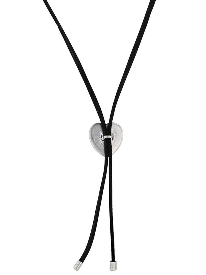 Montana Silversmiths ANC6076 Womens Turquoise Has My Heart Bolo Necklace Turquoise front view. If you need any assistance with this item or the purchase of this item please call us at five six one seven four eight eight eight zero one Monday through Saturday 10:00a.m EST to 8:00 p.m EST