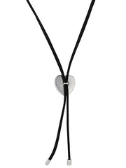 Montana Silversmiths ANC6076 Womens Turquoise Has My Heart Bolo Necklace Turquoise back view. If you need any assistance with this item or the purchase of this item please call us at five six one seven four eight eight eight zero one Monday through Saturday 10:00a.m EST to 8:00 p.m EST