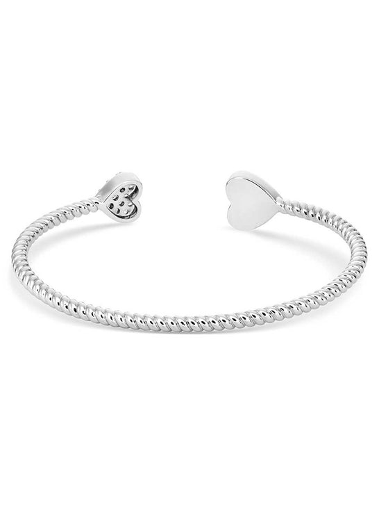 Montana Silversmiths BC6230 Womens Moonlit Love Bracelet Silver back view. If you need any assistance with this item or the purchase of this item please call us at five six one seven four eight eight eight zero one Monday through Saturday 10:00a.m EST to 8:00 p.m EST
