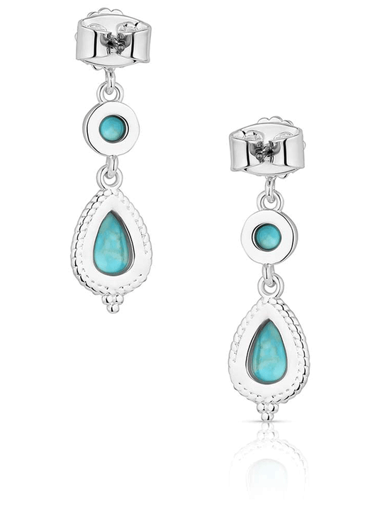 Montana Silversmiths ER6107 Womens Desert Bloom Earrings Silver back view. If you need any assistance with this item or the purchase of this item please call us at five six one seven four eight eight eight zero one Monday through Saturday 10:00a.m EST to 8:00 p.m EST