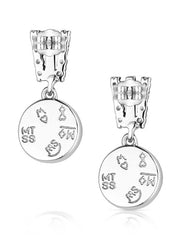 Montana Silversmiths ER6483 Womens Trailing Earrings Silver Turquoise back view. If you need any assistance with this item or the purchase of this item please call us at five six one seven four eight eight eight zero one Monday through Saturday 10:00a.m EST to 8:00 p.m EST