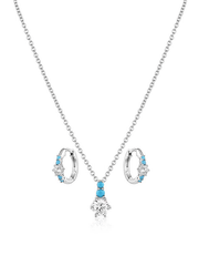 Montana Silversmiths JS6209 Womens Frosty Morning Jewelry Set Silver front view. If you need any assistance with this item or the purchase of this item please call us at five six one seven four eight eight eight zero one Monday through Saturday 10:00a.m EST to 8:00 p.m EST