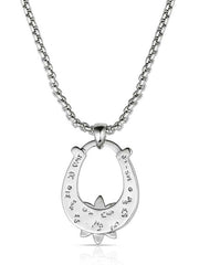 Montana Silversmiths NC6401 Womens Spring Pastures Necklace Silver And Turquoise back view. If you need any assistance with this item or the purchase of this item please call us at five six one seven four eight eight eight zero one Monday through Saturday 10:00a.m EST to 8:00 p.m EST