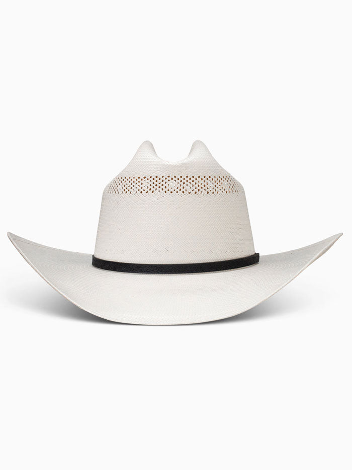 Resistol RSRNRD-304281 RANCH ROAD George Strait Collection 10X Straw Hat Natural side / front view. If you need any assistance with this item or the purchase of this item please call us at five six one seven four eight eight eight zero one Monday through Saturday 10:00a.m EST to 8:00 p.m EST