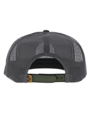 Hooey 2314T-OLGY SPUR High Profile Snapback Trucker Hat Olive And Grey back view. If you need any assistance with this item or the purchase of this item please call us at five six one seven four eight eight eight zero one Monday through Saturday 10:00a.m EST to 8:00 p.m EST

