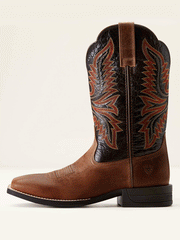 Ariat 10053579 Mens Brush Creek Cowboy Boot Mesa Tan side view. If you need any assistance with this item or the purchase of this item please call us at five six one seven four eight eight eight zero one Monday through Saturday 10:00a.m EST to 8:00 p.m EST

