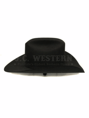 Serratelli IMPERIAL Pure Beaver Western Hat Black right side view. If you need any assistance with this item or the purchase of this item please call us at five six one seven four eight eight eight zero one Monday through Saturday 10:00a.m EST to 8:00 p.m EST
