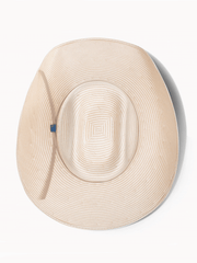 Resistol RSCOJO-CJ4296 COJO SPECIAL Cody Johnson Cowboy Straw Hat Natural Tan top view. If you need any assistance with this item or the purchase of this item please call us at five six one seven four eight eight eight zero one Monday through Saturday 10:00a.m EST to 8:00 p.m EST