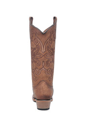 Circle G L6274 Womens Embroidery Western Boot Shedron back view. If you need any assistance with this item or the purchase of this item please call us at five six one seven four eight eight eight zero one Monday through Saturday 10:00a.m EST to 8:00 p.m EST