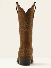 Ariat 10061138 Youth Casanova Western Boot Distressed Brown back view. If you need any assistance with this item or the purchase of this item please call us at five six one seven four eight eight eight zero one Monday through Saturday 10:00a.m EST to 8:00 p.m EST