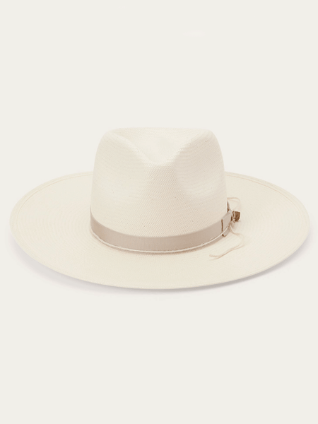 Stetson XSJWMS-104081 JW Marshall Straw Flat Brim Hat Natural front view. If you need any assistance with this item or the purchase of this item please call us at five six one seven four eight eight eight zero one Monday through Saturday 10:00a.m EST to 8:00 p.m EST

