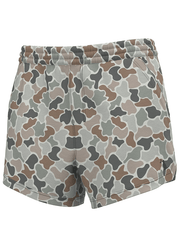 Local Girl Outfitters L5160001-FCF Womens Volley Shorts Forest Camo Flora front view. If you need any assistance with this item or the purchase of this item please call us at five six one seven four eight eight eight zero one Monday through Saturday 10:00a.m EST to 8:00 p.m EST