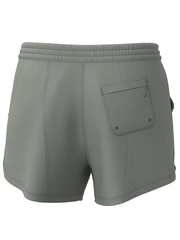 Local Girl Outfitters L5160001-SGE Womens Volley Shorts Sage back view. If you need any assistance with this item or the purchase of this item please call us at five six one seven four eight eight eight zero one Monday through Saturday 10:00a.m EST to 8:00 p.m EST