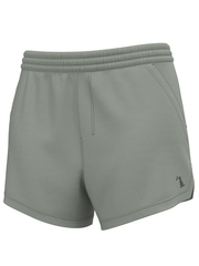 Local Girl Outfitters L5160001-SGE Womens Volley Shorts Sage front view. If you need any assistance with this item or the purchase of this item please call us at five six one seven four eight eight eight zero one Monday through Saturday 10:00a.m EST to 8:00 p.m EST