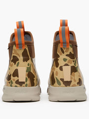 Xtratuf XADSMDCM Mens Sport Ankle Deck Boot Duck Camo back view pair. If you need any assistance with this item or the purchase of this item please call us at five six one seven four eight eight eight zero one Monday through Saturday 10:00a.m EST to 8:00 p.m EST
