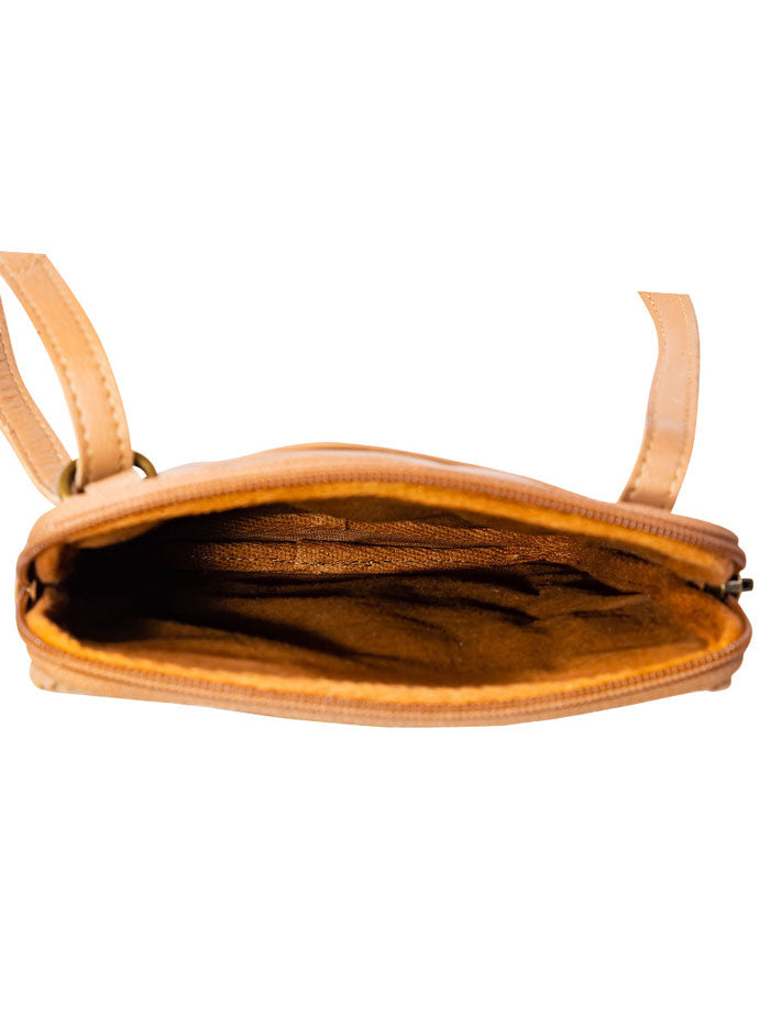 Myra Bag S-9426 Womens Cheyenne's Hope Hairon Bag Tan side view. If you need any assistance with this item or the purchase of this item please call us at five six one seven four eight eight eight zero one Monday through Saturday 10:00a.m EST to 8:00 p.m EST