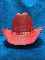 Bullhide BUDDY 1025R Kids Western Hat Red front view. If you need any assistance with this item or the purchase of this item please call us at five six one seven four eight eight eight zero one Monday through Saturday 10:00a.m EST to 8:00 p.m EST