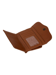 Myra Bag S-8167 Womens Oxbow Falls Flap Wallet Brown alternate inside view. If you need any assistance with this item or the purchase of this item please call us at five six one seven four eight eight eight zero one Monday through Saturday 10:00a.m EST to 8:00 p.m EST