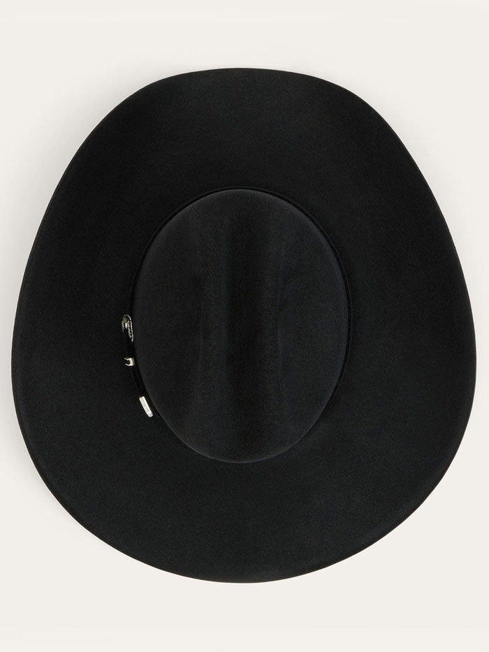 Stetson SFSKYL-724207 SKYLINE 6X Profile 72 Felt Hat Black side / front view. If you need any assistance with this item or the purchase of this item please call us at five six one seven four eight eight eight zero one Monday through Saturday 10:00a.m EST to 8:00 p.m EST