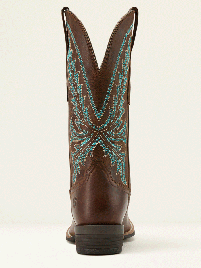 Ariat 10061144 Womens Rock Creek Western Boot Sassy Brown front and side view. If you need any assistance with this item or the purchase of this item please call us at five six one seven four eight eight eight zero one Monday through Saturday 10:00a.m EST to 8:00 p.m EST