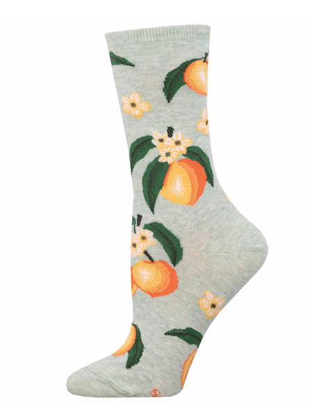 Socksmith WNC3244-HMT Womens Sweet Peach Socks Mint Heather side view. If you need any assistance with this item or the purchase of this item please call us at five six one seven four eight eight eight zero one Monday through Saturday 10:00a.m EST to 8:00 p.m EST