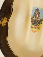 Stetson SSHYWD-664281 HAYWOOD 10X Straw Cowboy Hat Natural inside view. If you need any assistance with this item or the purchase of this item please call us at five six one seven four eight eight eight zero one Monday through Saturday 10:00a.m EST to 8:00 p.m EST