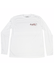 MANG MP1125LS Mens CCA Florida Snook Long Sleeve Performance Tee White front view. If you need any assistance with this item or the purchase of this item please call us at five six one seven four eight eight eight zero one Monday through Saturday 10:00a.m EST to 8:00 p.m EST

