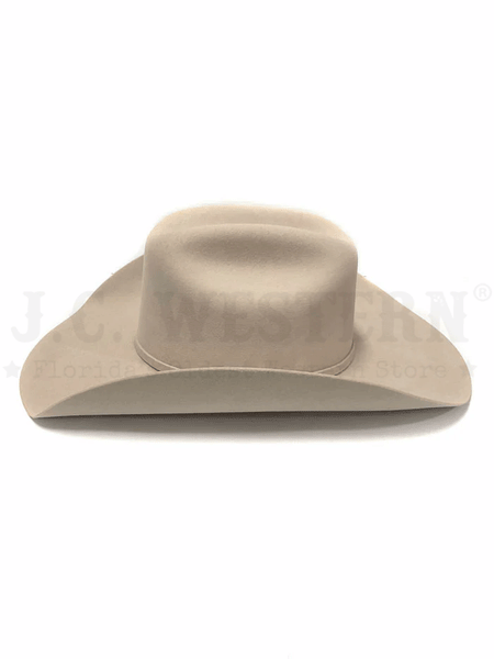 Serratelli BEAUMONT414SB 6X Felt Western Hat Silver Belly left side view. If you need any assistance with this item or the purchase of this item please call us at five six one seven four eight eight eight zero one Monday through Saturday 10:00a.m EST to 8:00 p.m EST